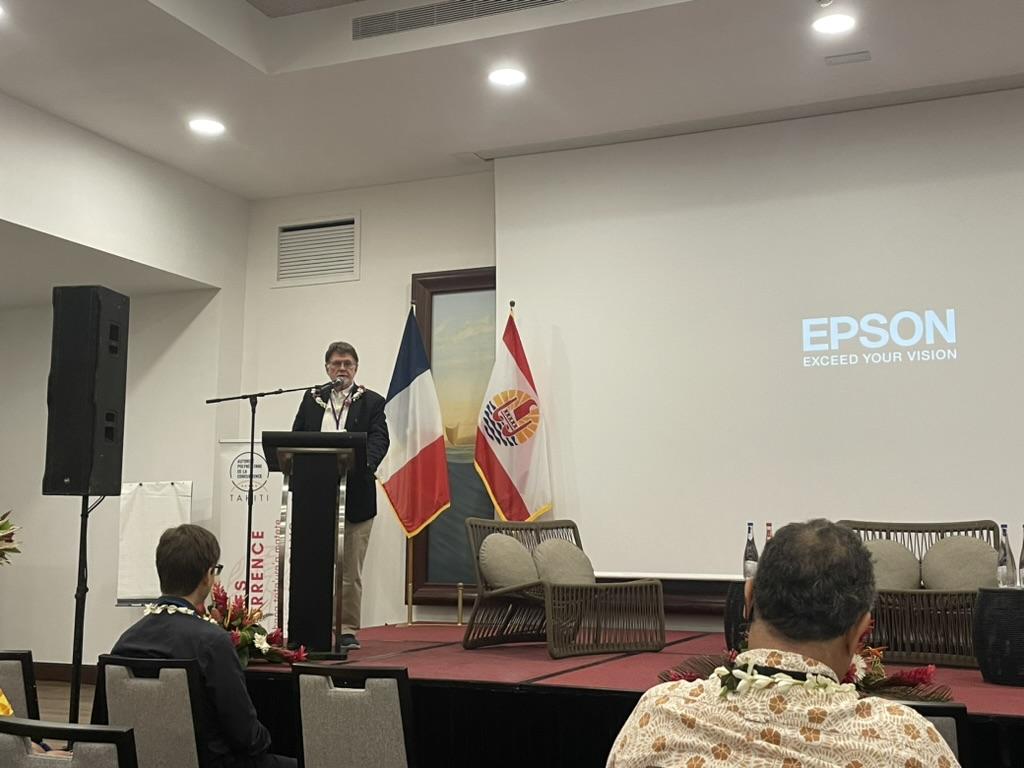 William Kovacic speaking at the event