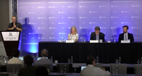 William Kovacic speaking at a CLC forum
