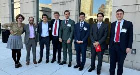 Group Photo taken with William Kovacic at Fordham University