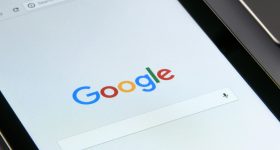 Tablet Display Google Browser on Screen